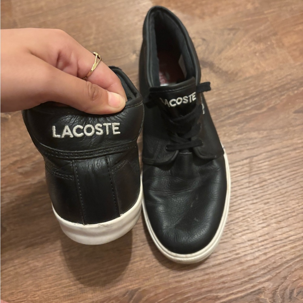 Lacoste Black and White Sneakers